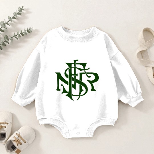 Our Lady of the Rosary of Fátima - NSRF monogram Baby Romper Sweatshirts