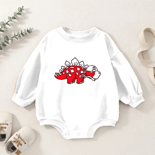Stegosaurus Dinosaur Sabre Pirate Captain Dino Fun Baby Romper Sweatshirts