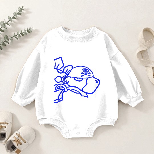 Dinosaur Pirate Stegosaurus Funny Dino Sabre Mouth Baby Romper Sweatshirts