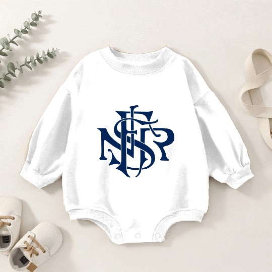Our Lady of the Rosary of Fátima - NSRF monogram Baby Romper Sweatshirts