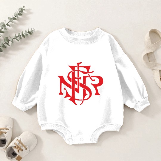Our Lady of the Rosary of Fátima - NSRF monogram Baby Romper Sweatshirts
