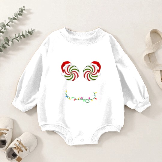 He Likes my Peppermint candies couples Xmas Baby Romper Sweatshirts