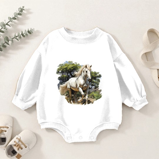 Horse lover Baby Romper Sweatshirts