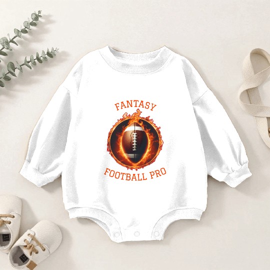 Fantasy Football King Baby Romper Sweatshirts