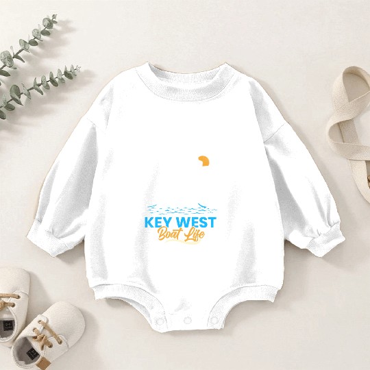 KEY-WEST BOAT LIFE Sailing Florida Keys West Keys Baby Romper Sweatshirts