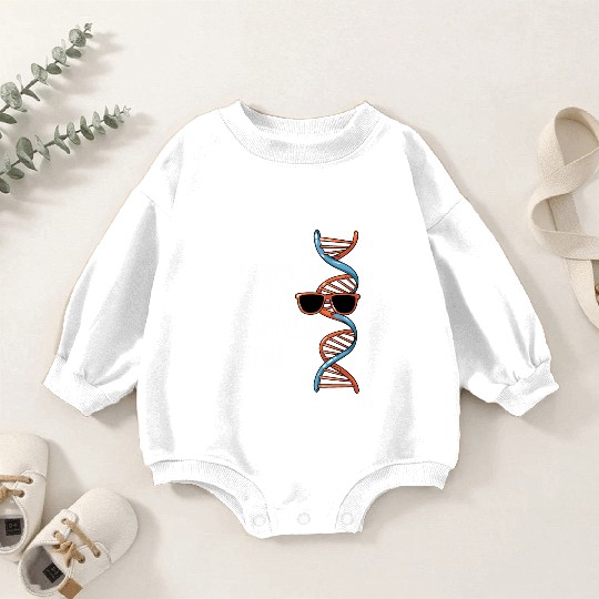 Sarcastic Genealogy DNA Test Genetics Biologist Baby Romper Sweatshirts