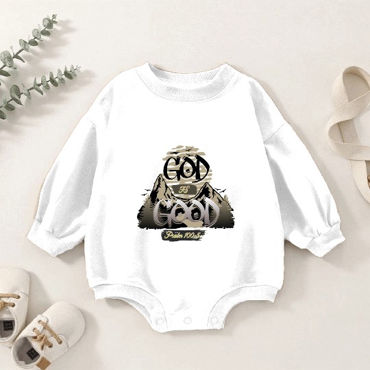 God is good faith Baby Romper Sweatshirts