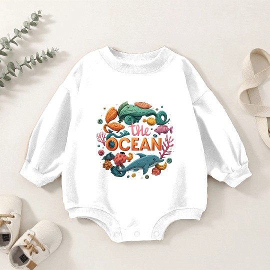 The ocean Baby Romper Sweatshirts