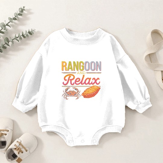 Crab Rangoon Lover American Chinese Sea Food Baby Romper Sweatshirts