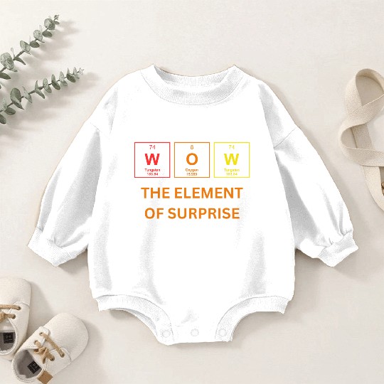 THE ELEMENT OF SURPRISE Baby Romper Sweatshirts