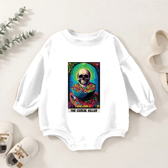 The Cereal Killer Baby Romper Sweatshirts