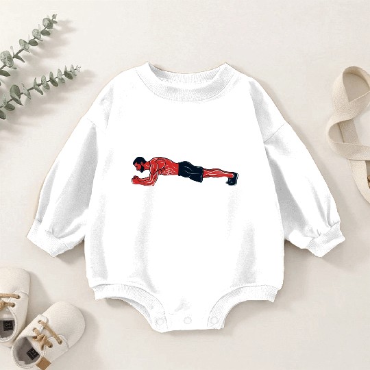 Plank Now Cry Later Baby Romper Sweatshirts