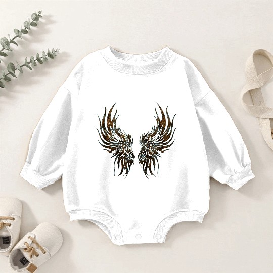 Wings Dragon Anime Drakhuvud Mytiska reptil magi Baby Romper Sweatshirts