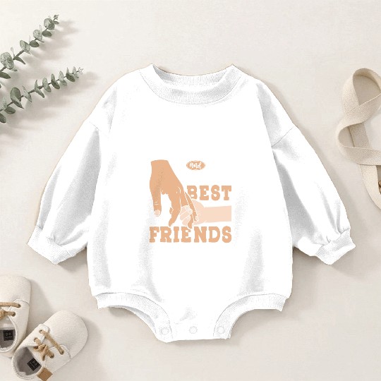 Mother and Daughter Best Friends for Life Baby Romper Sweatshirts