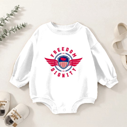 Freedom and Dignity Baby Romper Sweatshirts