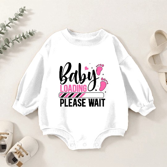 Baby loading babes women mother design newborn Baby Romper Sweatshirts