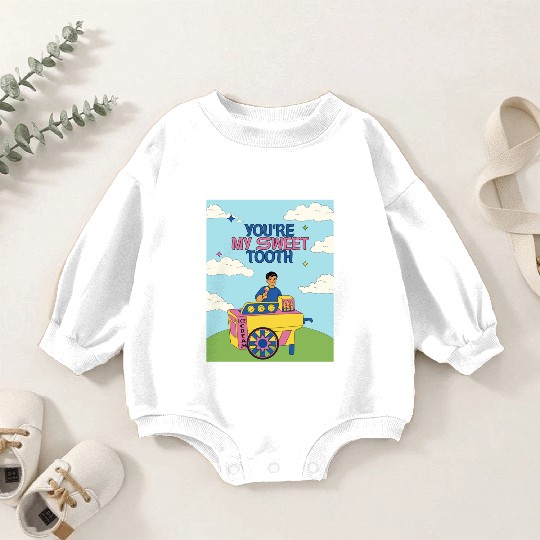 Ice cream design Baby Romper Sweatshirts