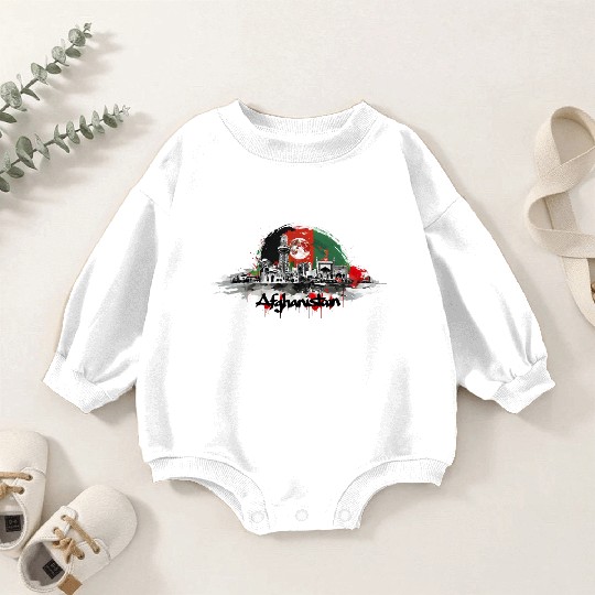 Kabul Store Afghanistan Urban Famous Buildings Baby Romper Sweatshirts