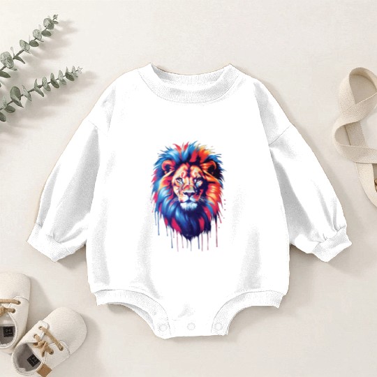 Funny Lion Owner Lion Lover Animal Safari Art Zoo Baby Romper Sweatshirts