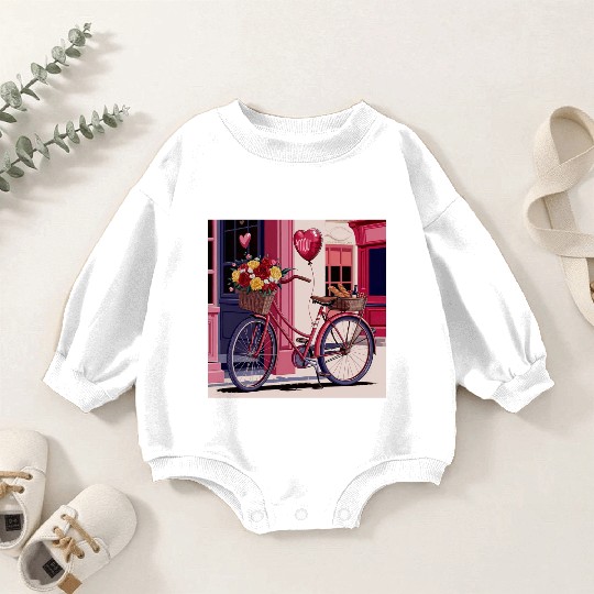 French Picnic Baby Romper Sweatshirts