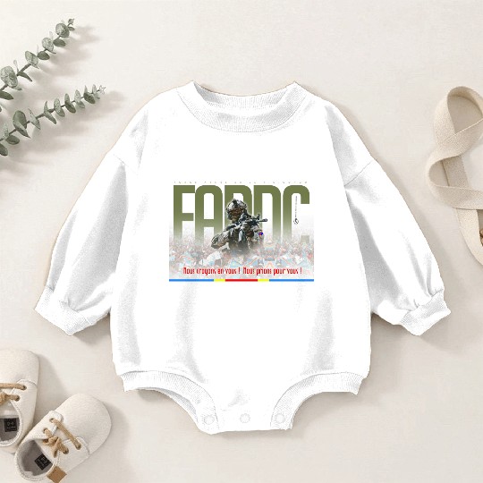 Support to the Armed Forces of DR Congo Baby Romper Sweatshirts
