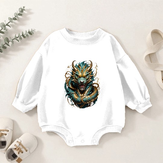 The chinese Dragon Baby Romper Sweatshirts
