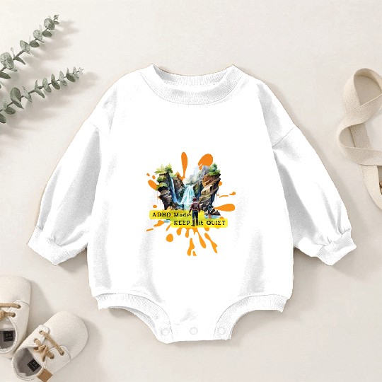 NEURODIVERGENT adhd noise Baby Romper Sweatshirts