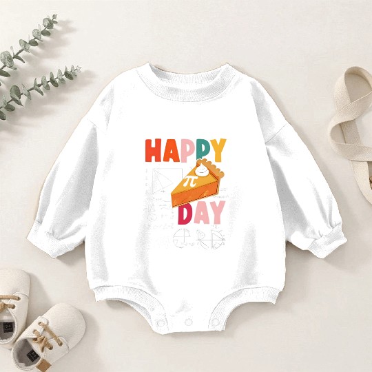 Pi Day 3.14 Pie Math Science Pi Symbol Teachers Baby Romper Sweatshirts