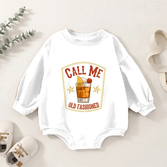 Call Me Old Fashioned Baby Romper Sweatshirts