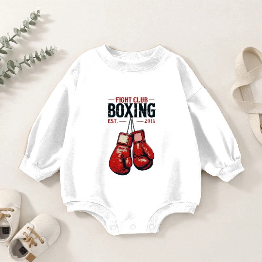 Fight Club Boxing Design Baby Romper Sweatshirts