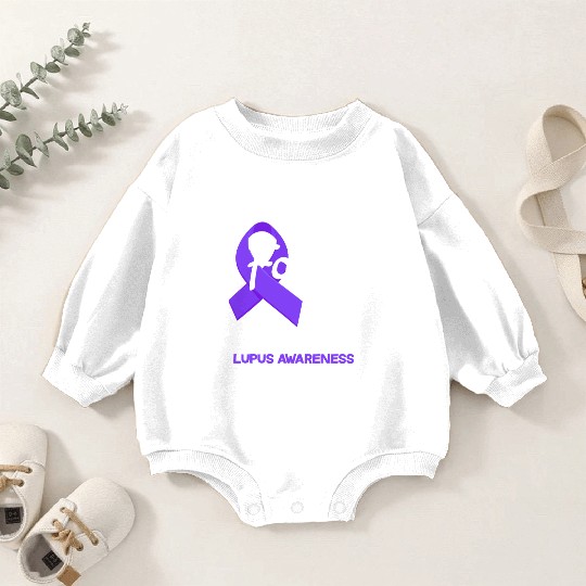 In Our Family No One Fights Solo Lupus Awareness Baby Romper Sweatshirts