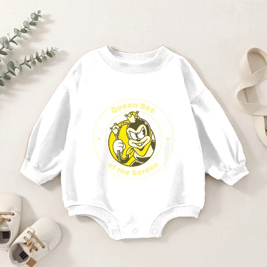 Queen Bee of the Garden Baby Romper Sweatshirts
