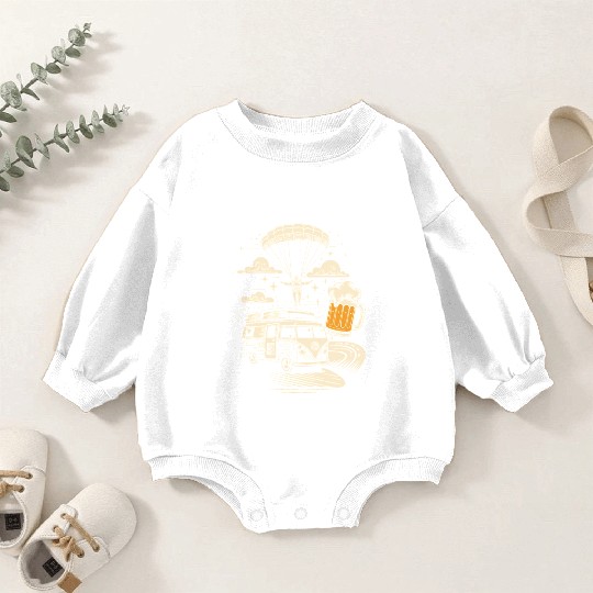 Skydive & Road Trip | Adventure & Freedom Baby Romper Sweatshirts