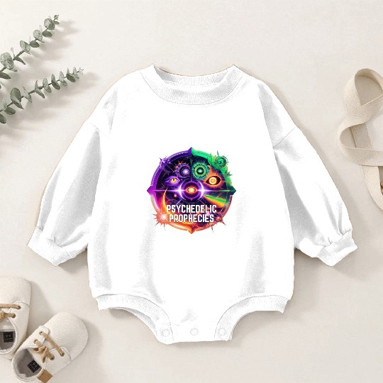 Psychedelic Prophecies - Future foretold Baby Romper Sweatshirts