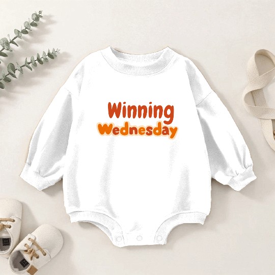 Winning Wednesday Mood Baby Romper Sweatshirts