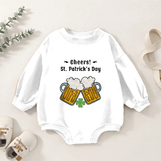CHEERS SAINT PATRIC DAY Baby Romper Sweatshirts