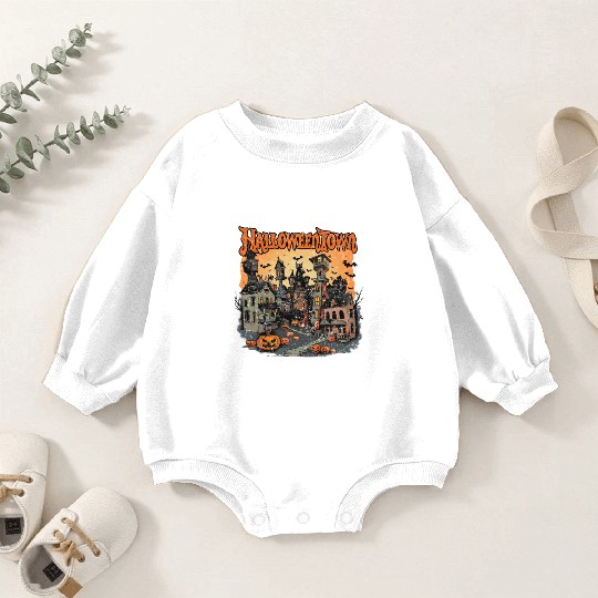 Halloween Town Baby Romper Sweatshirts