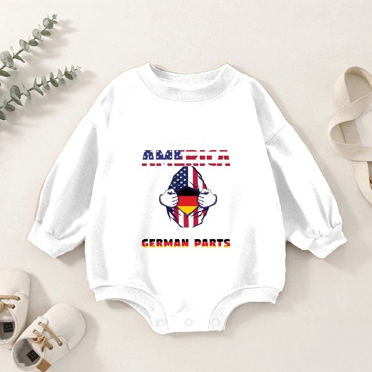 Made In America With German Parts Baby Romper Sweatshirts
