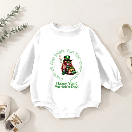 Luck Of The Irish Fun for Everyone Baby Romper Sweatshirts