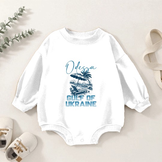 Black sea Beach Ukraine Odessa Baby Romper Sweatshirts