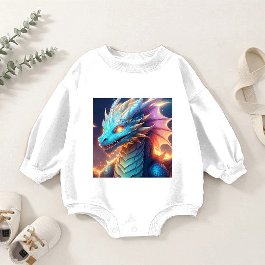 Celestial dragon Baby Romper Sweatshirts