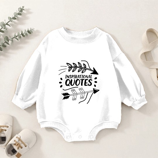 Rise & Grind – Motivational Quote Baby Romper Sweatshirts