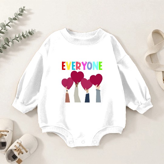 Everyone Is Welcome Here Idaho Teacher Baby Romper Sweatshirts
