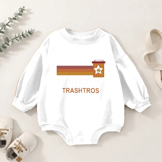 Houston Trashtros Asterisks Baby Romper Sweatshirts