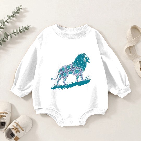 Star of David Pattern 8 Lion of Judah Baby Romper Sweatshirts