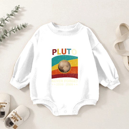 Pluto Never Forget Tribute 1930-2006 Baby Romper Sweatshirts