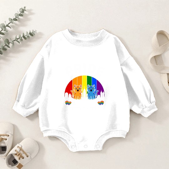 Pride of Philadelphia City Pennsylvania USA Rainbo Baby Romper Sweatshirts