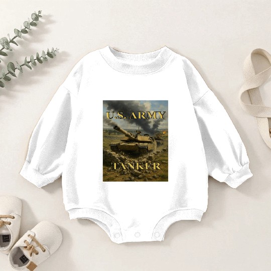 US Army Tanker Baby Romper Sweatshirts