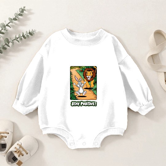 Stay Positive | Motivational & Inspirational Quote Baby Romper Sweatshirts