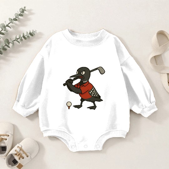 Angry Golf Loon Baby Romper Sweatshirts